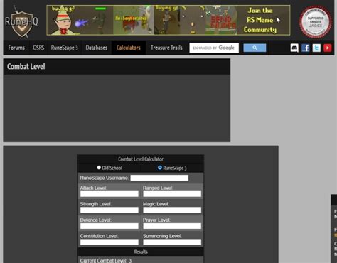 This is a calculator template used by CalculatorCombat level. . Osrs combat calculator